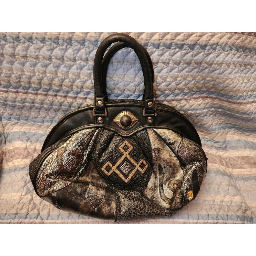 NAS Vintage Wide Mouth Handbag